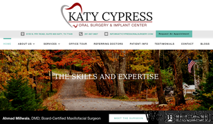 katycypressoralsurgery.com Screenshot