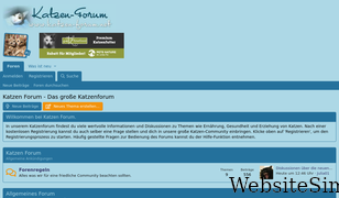 katzen-forum.net Screenshot