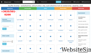 kauffer.hu Screenshot
