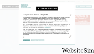 kaufmanbroad.fr Screenshot
