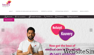 kauveryhospital.com Screenshot