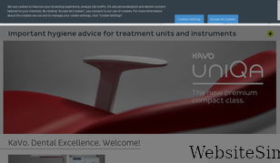 kavo.com Screenshot
