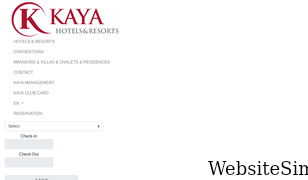 kayahotels.com Screenshot