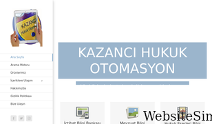 kazanci.com.tr Screenshot