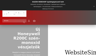kazanwebshop.hu Screenshot