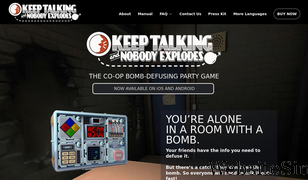 keeptalkinggame.com Screenshot