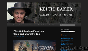 keith-baker.com Screenshot