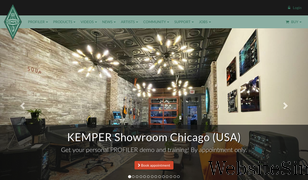 kemper-amps.com Screenshot