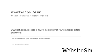 kent.police.uk Screenshot