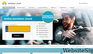 kentekencheck.nl Screenshot