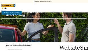 kentekenloket.nl Screenshot