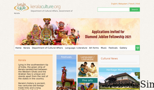keralaculture.org Screenshot
