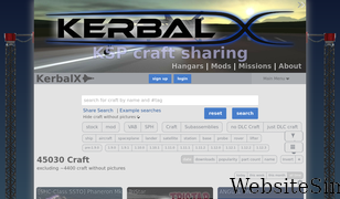 kerbalx.com Screenshot
