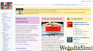 kerkliedwiki.nl Screenshot