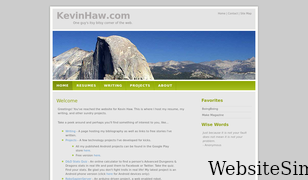 kevinhaw.com Screenshot