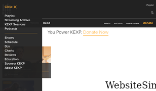 kexp.org Screenshot