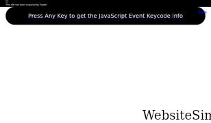 keycode.info Screenshot