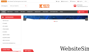keysworlds.com Screenshot