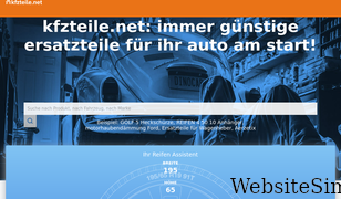 kfzteile.net Screenshot
