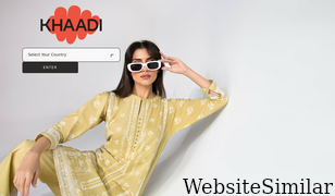 khaadi.com Screenshot