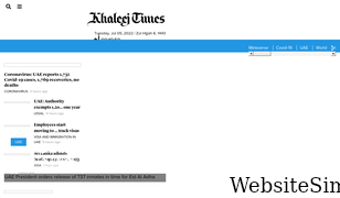 khaleejtimes.com Screenshot
