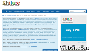 khilare.com Screenshot