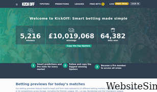 kickoff.co.uk Screenshot