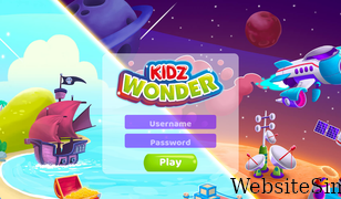 kidzwonder.com Screenshot