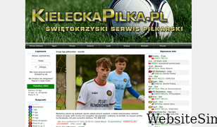 kieleckapilka.pl Screenshot