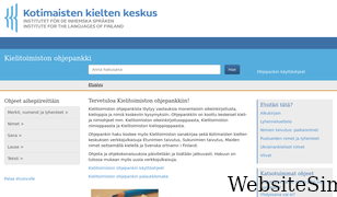 kielitoimistonohjepankki.fi Screenshot