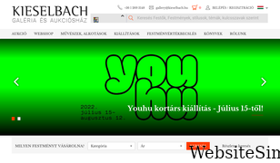 kieselbach.hu Screenshot