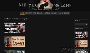 killyourinnerloser.com Screenshot