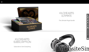 kilohearts.com Screenshot