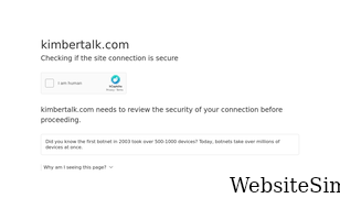 kimbertalk.com Screenshot