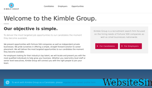 kimblegroup.com Screenshot