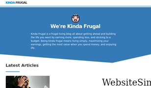 kindafrugal.com Screenshot