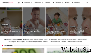 kinderinfo.de Screenshot