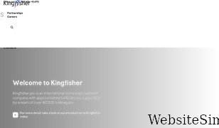 kingfisher.com Screenshot
