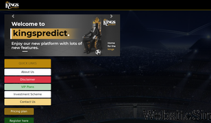kingspredict.com Screenshot
