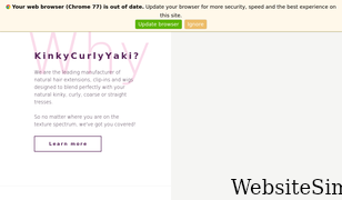 kinkycurlyyaki.com Screenshot