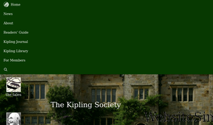 kiplingsociety.co.uk Screenshot