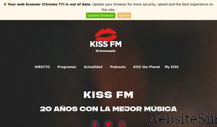 kissfm.es Screenshot