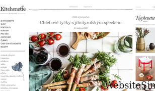 kitchenette.cz Screenshot