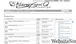klangfuzzis.de Screenshot