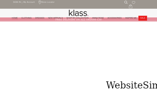 klass.co.uk Screenshot