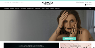 klenota.cz Screenshot