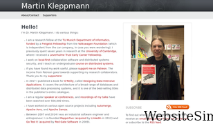 kleppmann.com Screenshot