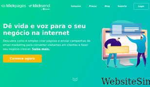 klickpages.com.br Screenshot