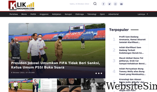 klikanggaran.com Screenshot