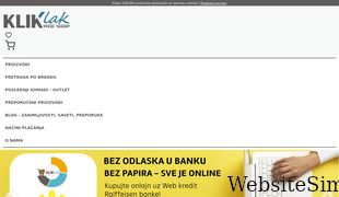 kliklak.rs Screenshot